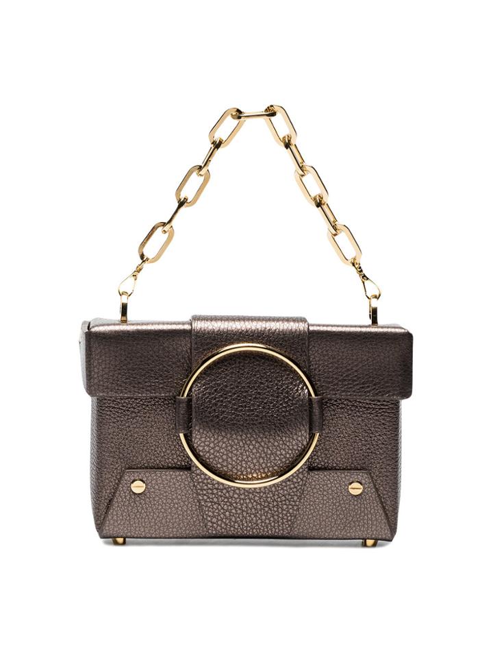 Yuzefi Asher Box Shoulder Bag - Brown