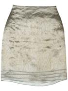 Romeo Gigli Vintage Layered Mini Skirt, Women's, Size: 42