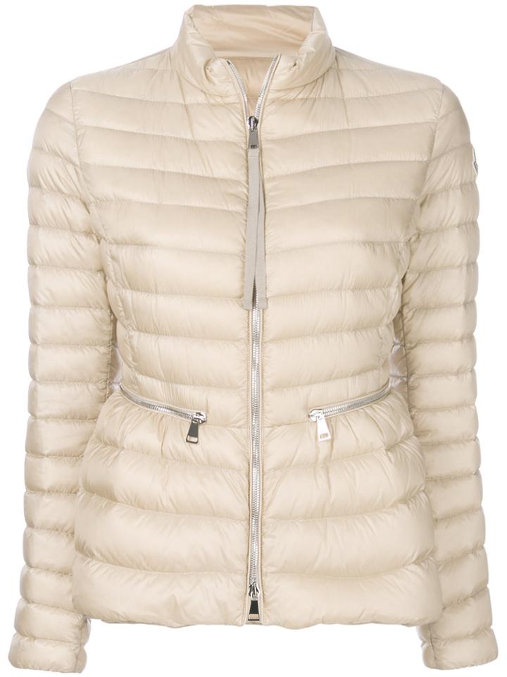 Moncler Agate Padded Jacket - Nude & Neutrals