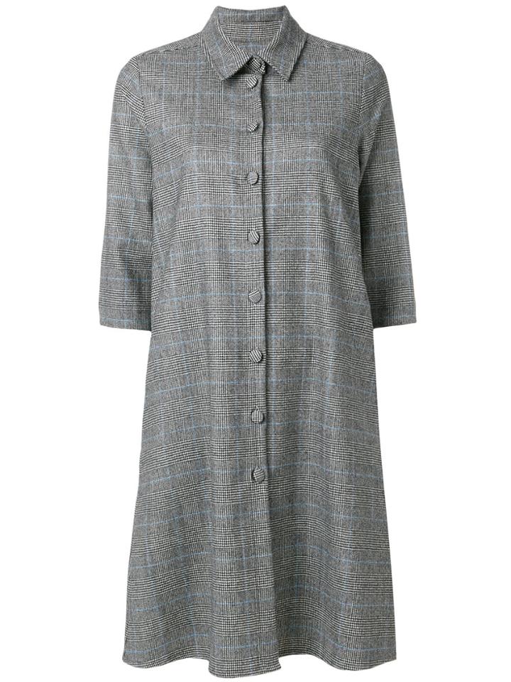 Ultràchic Classic Shirt Dress - Grey