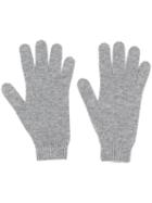 Fabiana Filippi Classic Knit Gloves - Grey