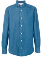 Eleventy Denim Shirt - Blue