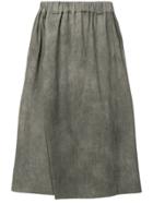 Moohong Wide-leg Skirt Trousers - Grey