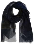 Pierre-louis Mascia Plaid Scarf - Blue