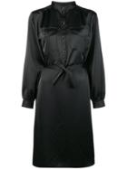 A.p.c. Belted Midi Shirt Dress - Black