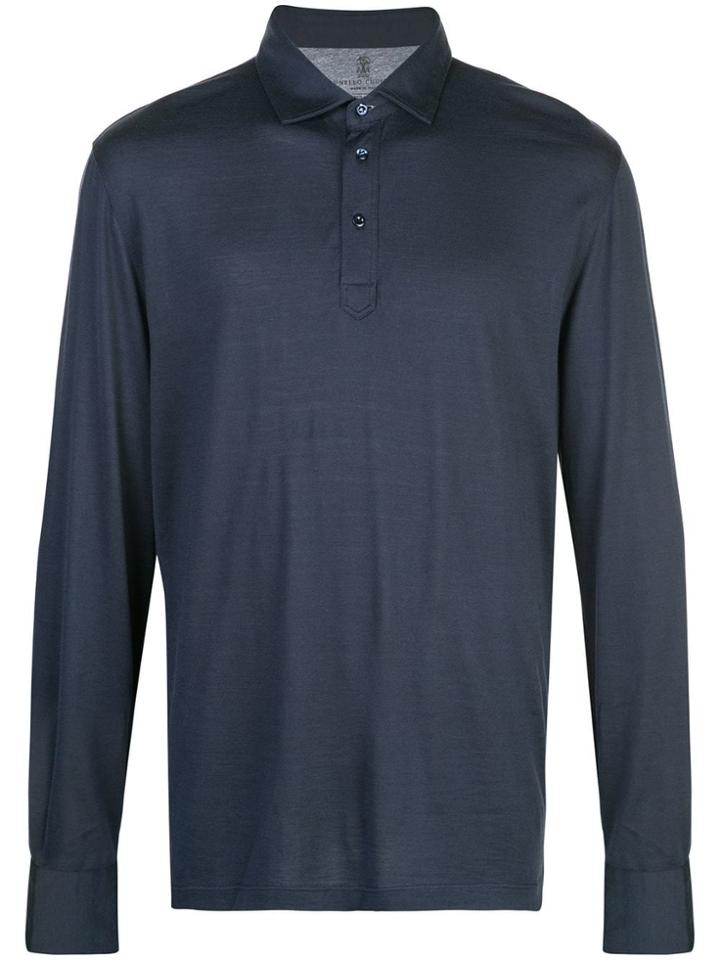Brunello Cucinelli Longsleeved Polo Shirt - C574