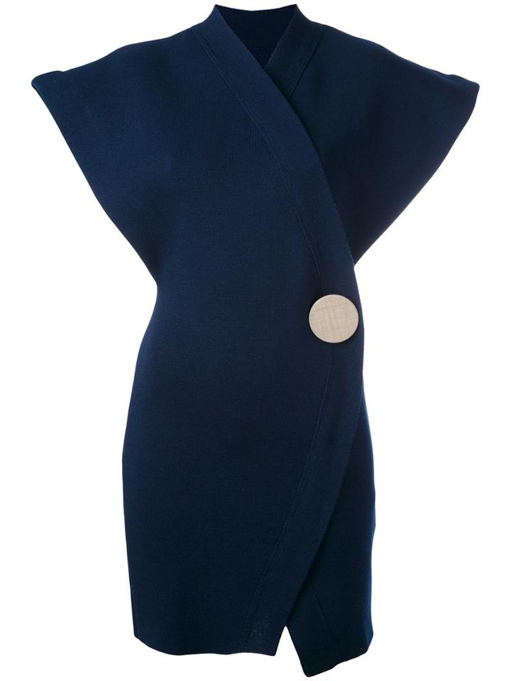 Jacquemus Sleeveless Wrap Dress - Blue