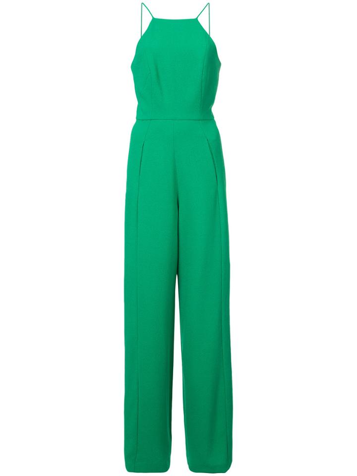 Black Halo Wide Leg Jumpsuit - Green