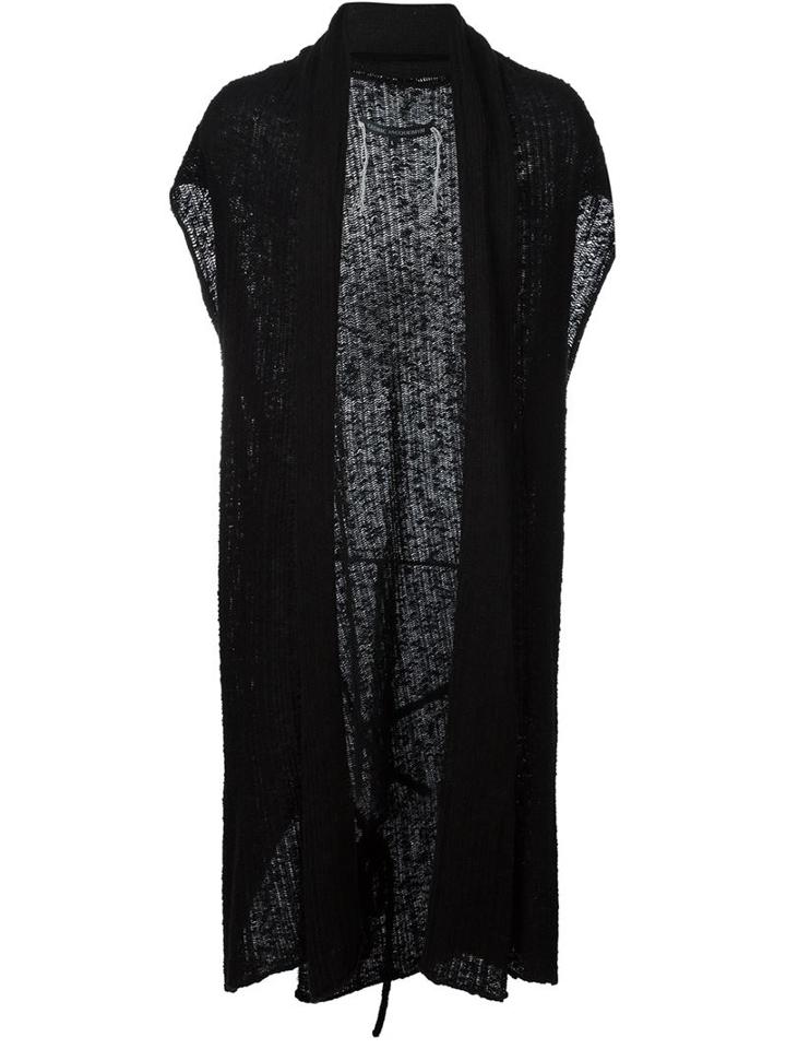 Cedric Jacquemyn Sleeveless Open Front Cardigan