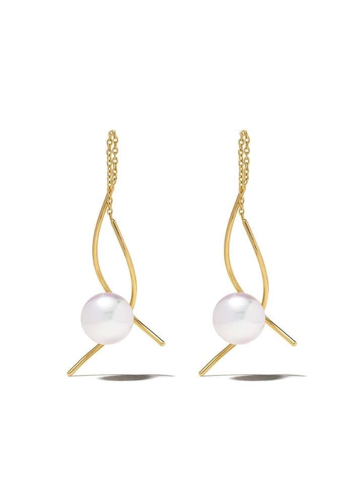 Tasaki 18kt Yellow Gold A Fine Balance Earrings