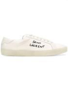 Saint Laurent Court Classic Sl/06 Sneakers - Neutrals