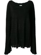 Alaïa Pre-owned 1990's Knitted Empire Blouse - Black