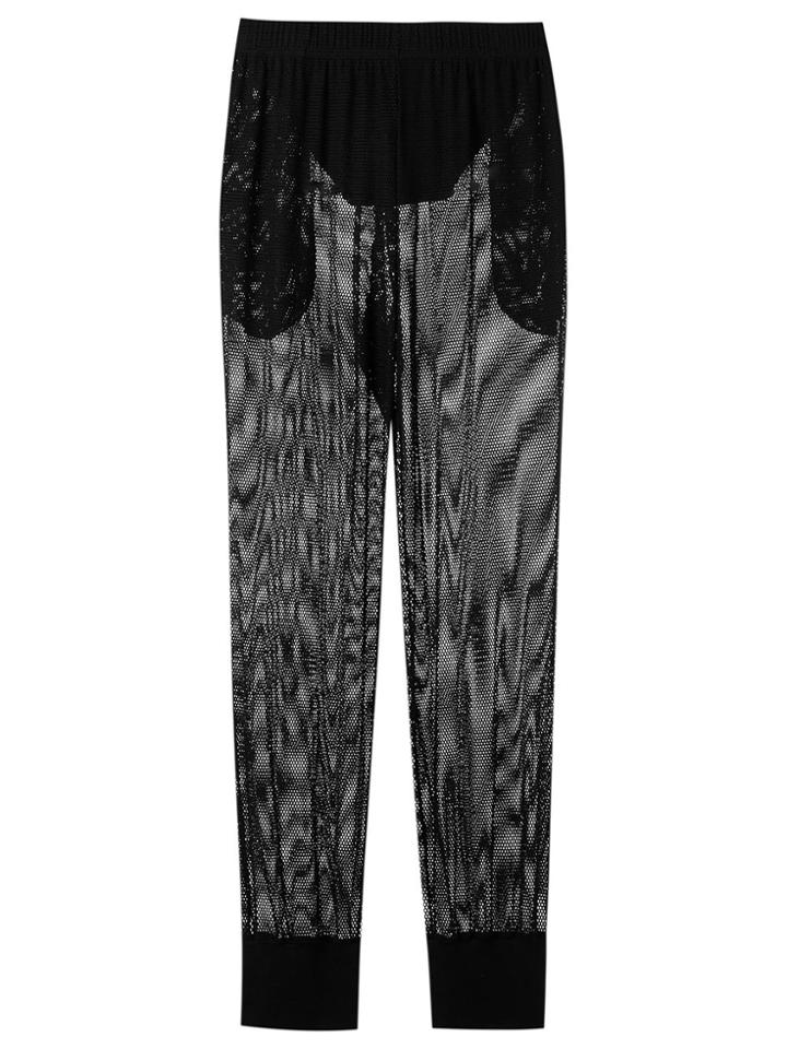 Amir Slama Mesh Trousers - Black