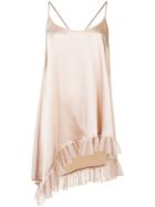 Elizabeth And James Ruffled Asymmetric Hem Cami - Nude & Neutrals