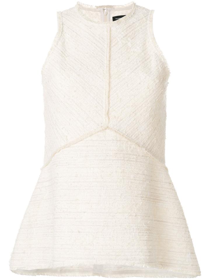 Proenza Schouler Flared Sleeveless Top - Nude & Neutrals