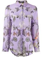 Versace Pre-owned Butterfly Print Shirt - Purple