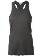 James Perse Racerback Tank Top, Women's, Size: 3, Grey, Cotton