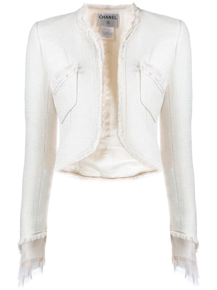 Chanel Pre-owned 2004 Fitted Jacket - Neutrals