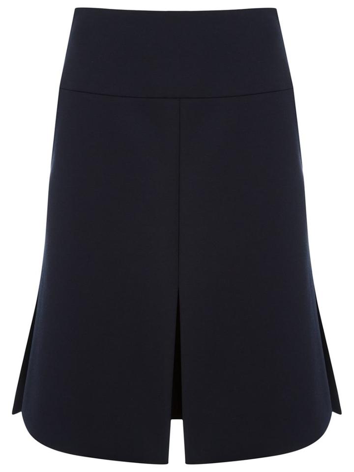 Gloria Coelho High Waisted Skirt, Women's, Size: Pp, Blue, Elastodiene/polyester/viscose