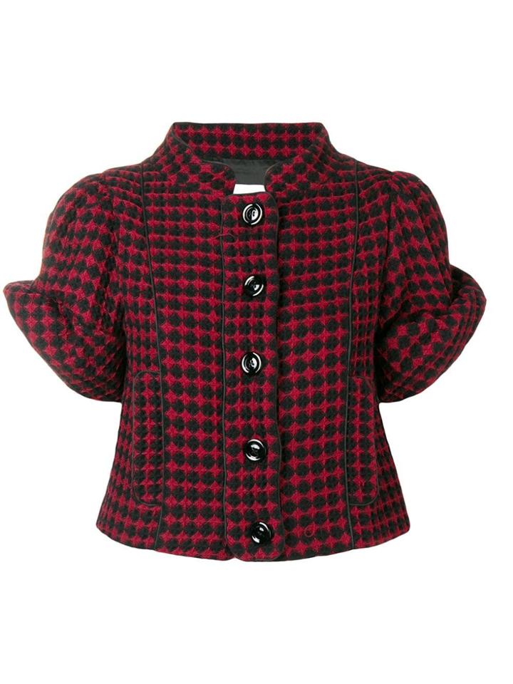 Moschino Vintage Diamond Check Jacket - Black