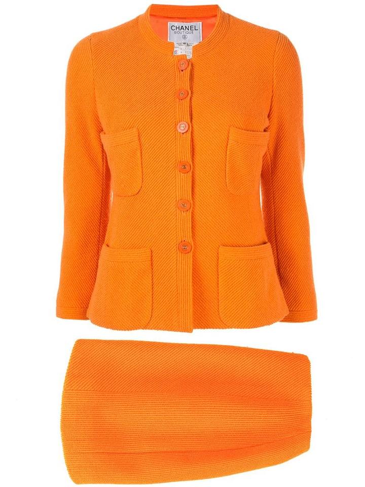 Chanel Pre-owned Cc Setup Suit - Orange