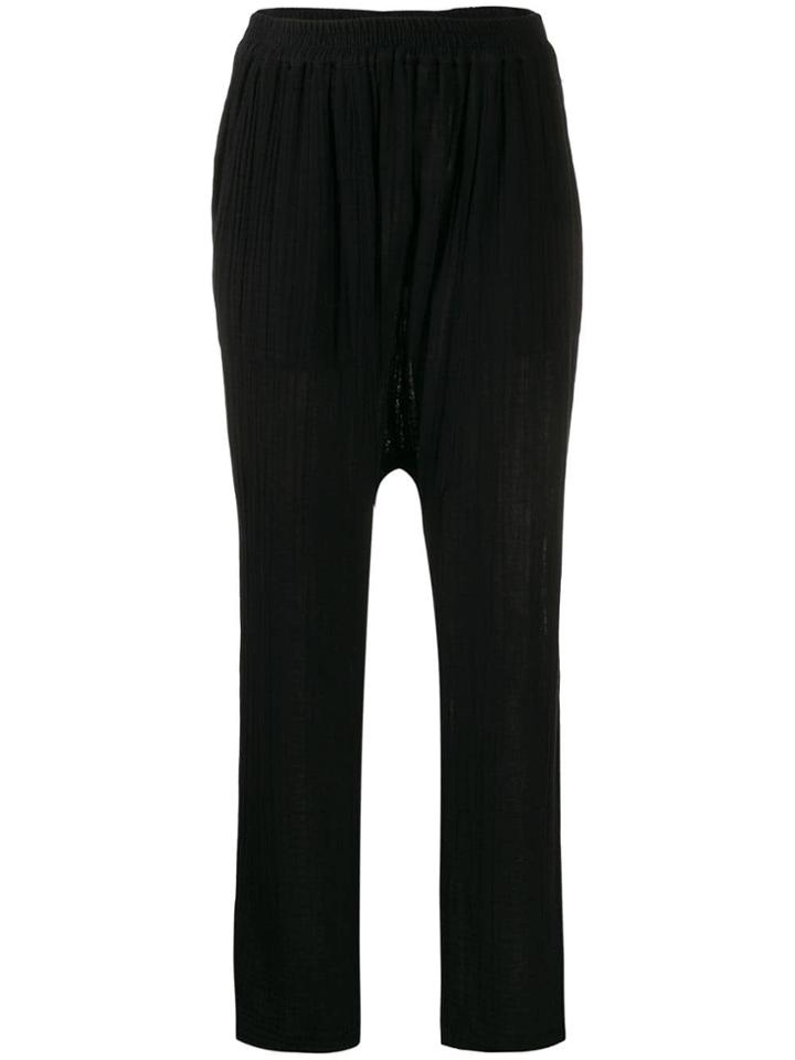 Raquel Allegra Scoop Neck T-shirt - Black