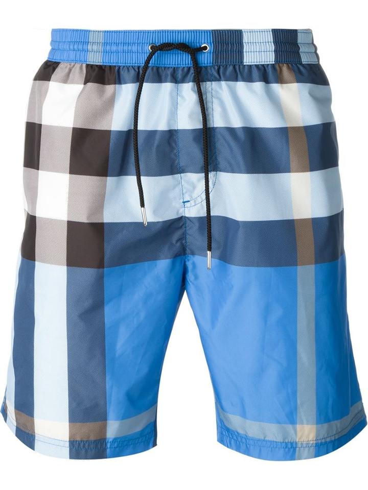 Burberry Brit Checked Swim Shorts