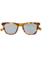 Saint Laurent - Tortoiseshell Sunglasses - Men - Acetate - One Size, Nude/neutrals, Acetate