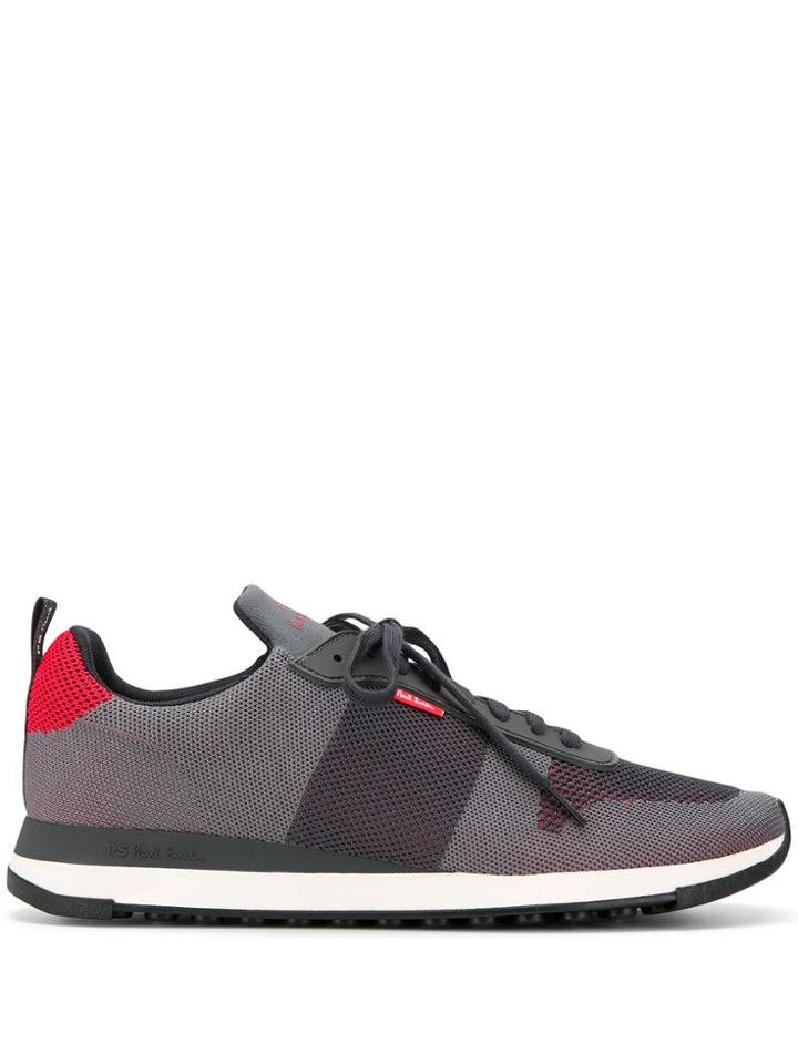 Ps Paul Smith Mesh Panel Sneakers - Grey