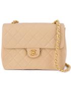 Quilted Chain Shoulder Bag, Women's, Nude/neutrals, Chanel Vintage