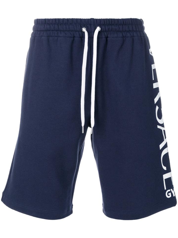 Versace Versace Gym Logo Shorts - Blue