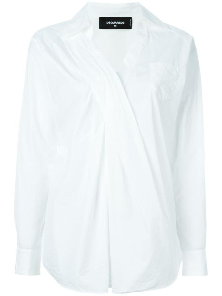 Dsquared2 Classic Shirt, Women's, Size: 46, White, Cotton