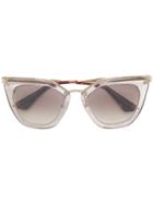 Prada Eyewear Cat Eye Sunglasses - Nude & Neutrals