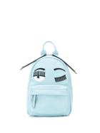 Chiara Ferragni Flirting Small Back Backpack - Blue