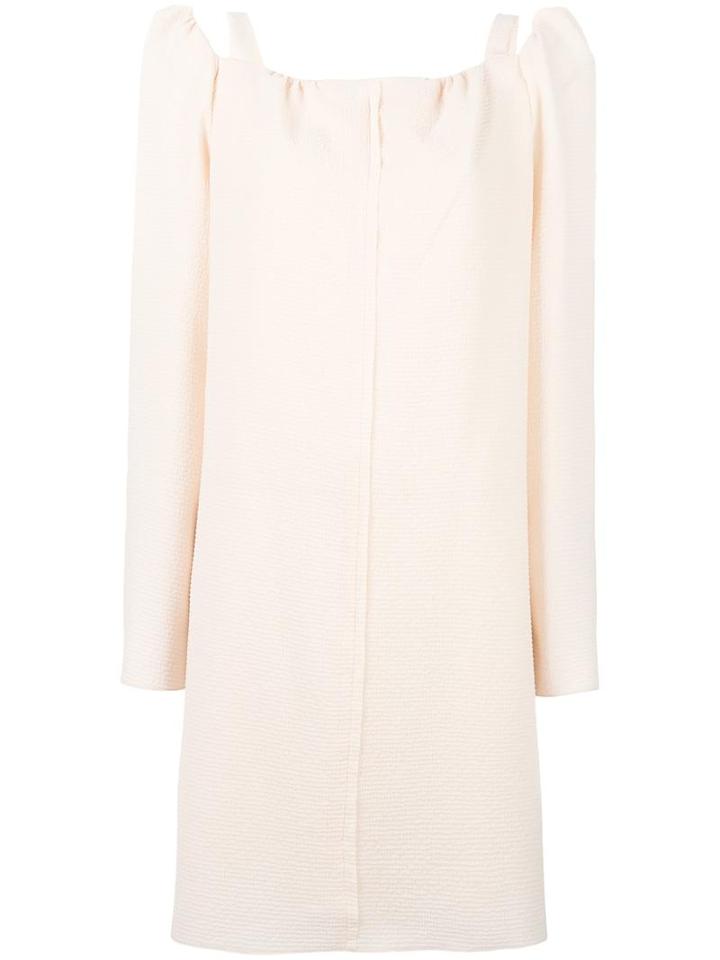 See By Chloé - Cut Out Shoulder Dress - Women - Polyester/viscose - 38, Pink/purple, Polyester/viscose