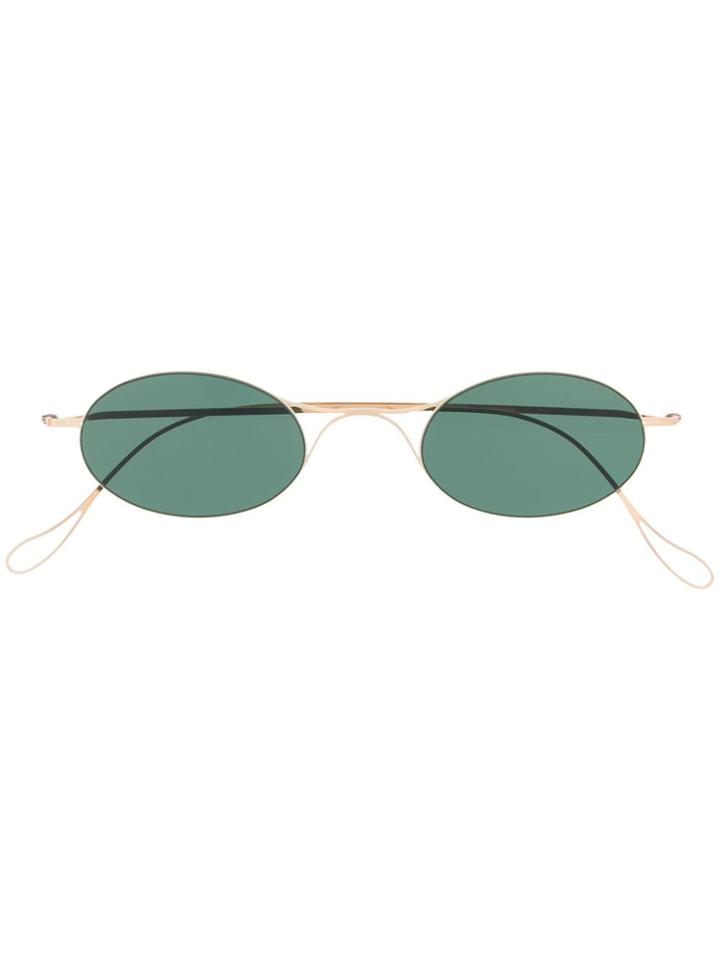 Haffmans & Neumeister Round Frame Sunglasses - Gold