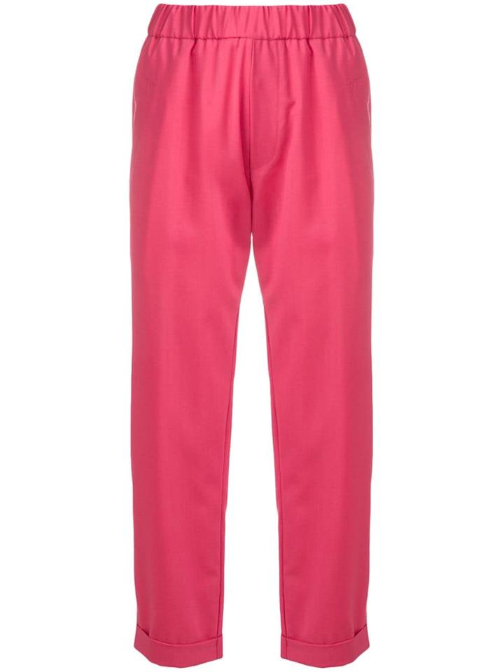 Barena Tailored Cropped Trousers - Pink