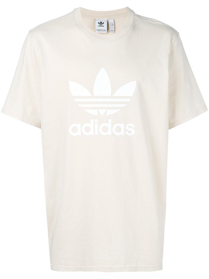 Adidas Trefoil Printed T-shirt - Nude & Neutrals