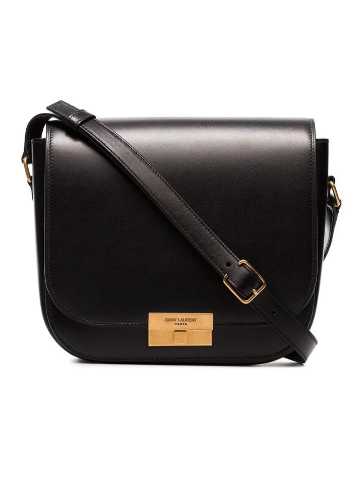 Saint Laurent Slp Betty Smth Lthr Stchl - Black
