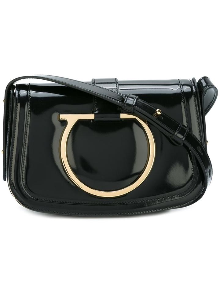 Salvatore Ferragamo 'sabine' Shoulder Bag, Women's, Black