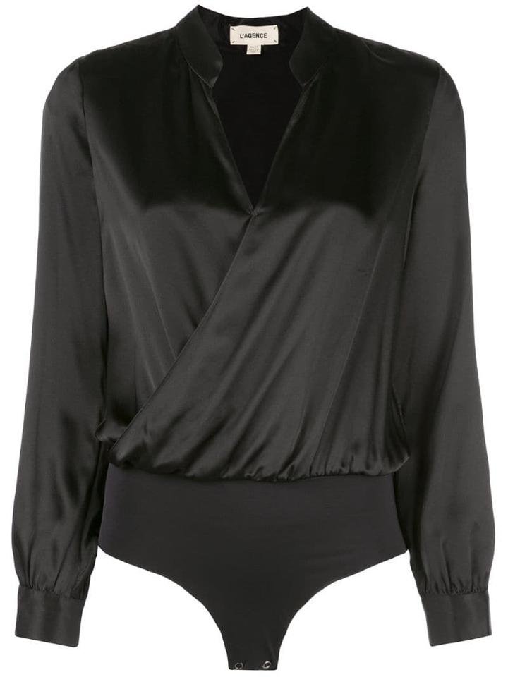 L'agence Wrap Front Body - Black