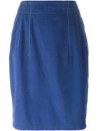 Jil Sander Vintage Denim Skirt - Blue