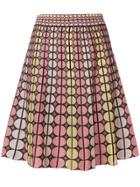 M Missoni Geometric Pattern Stitched Skirt - Multicolour