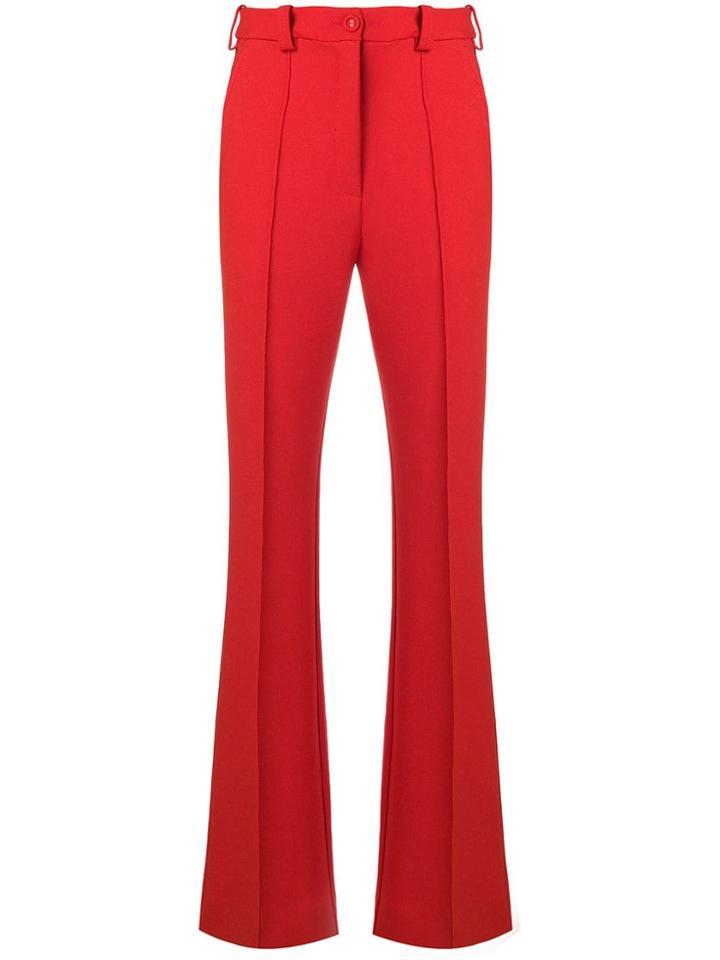 Erika Cavallini Creased Flared Trousers