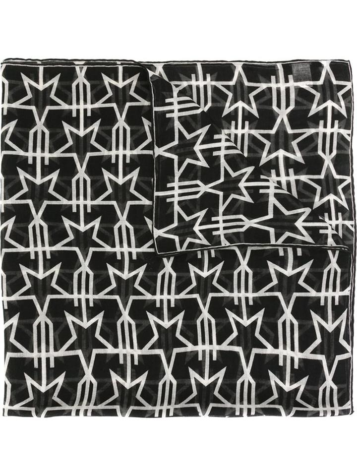Givenchy Geometric Star Print Scarf