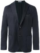 Boglioli Two Button Blazer, Men's, Size: 50, Black, Cupro/wool