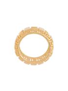 Versace Greek Key Ring - Metallic