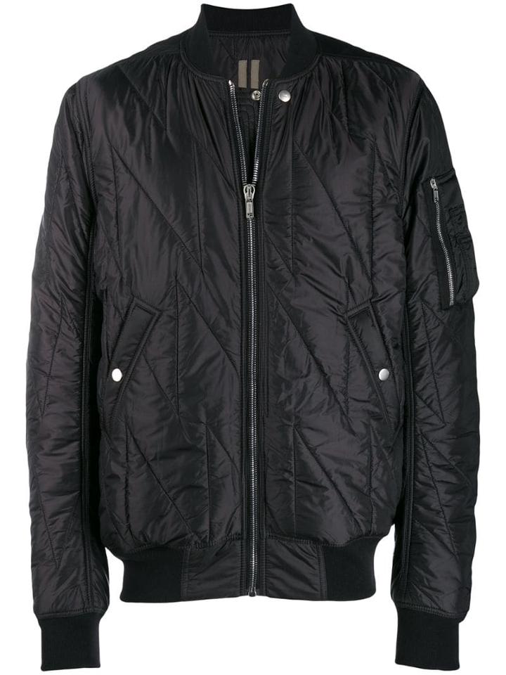 Rick Owens Drkshdw Larry Flight Jacket - Black