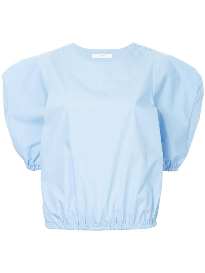Astraet Structured-sleeve T-shirt - Blue