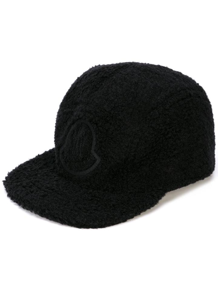 Moncler Fleece Baseball Cap - Black
